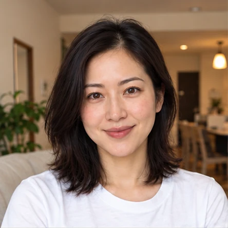 Illustrative original casual portrait before the business headshot transformation